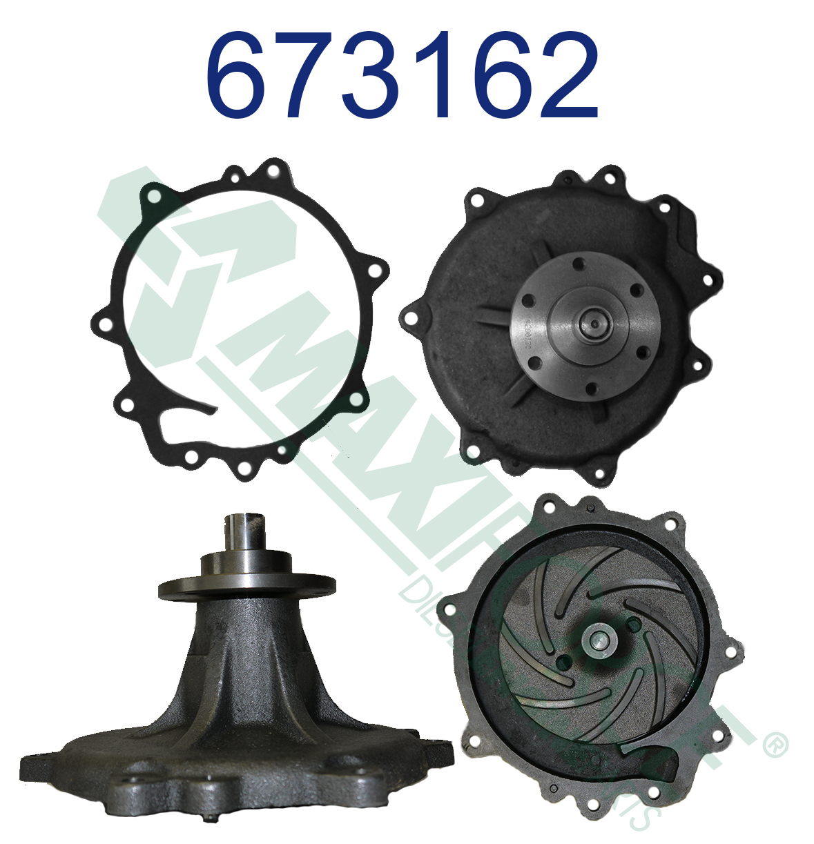 PUMP, WATER, DT414/DT466
