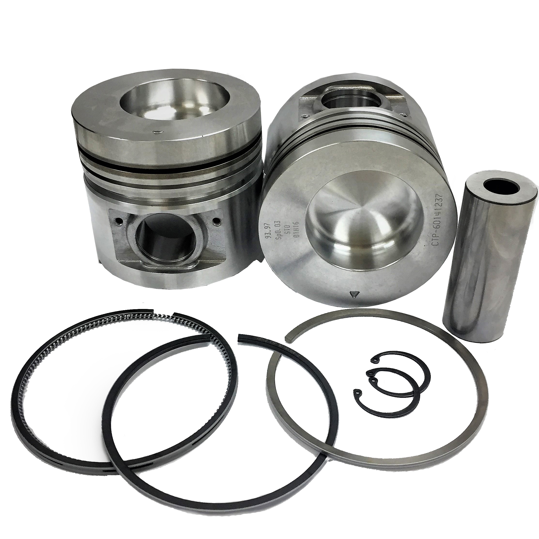 PISTON & RING KIT 0.50 mm. 3046 TURBOCHARGED, Direct Injection