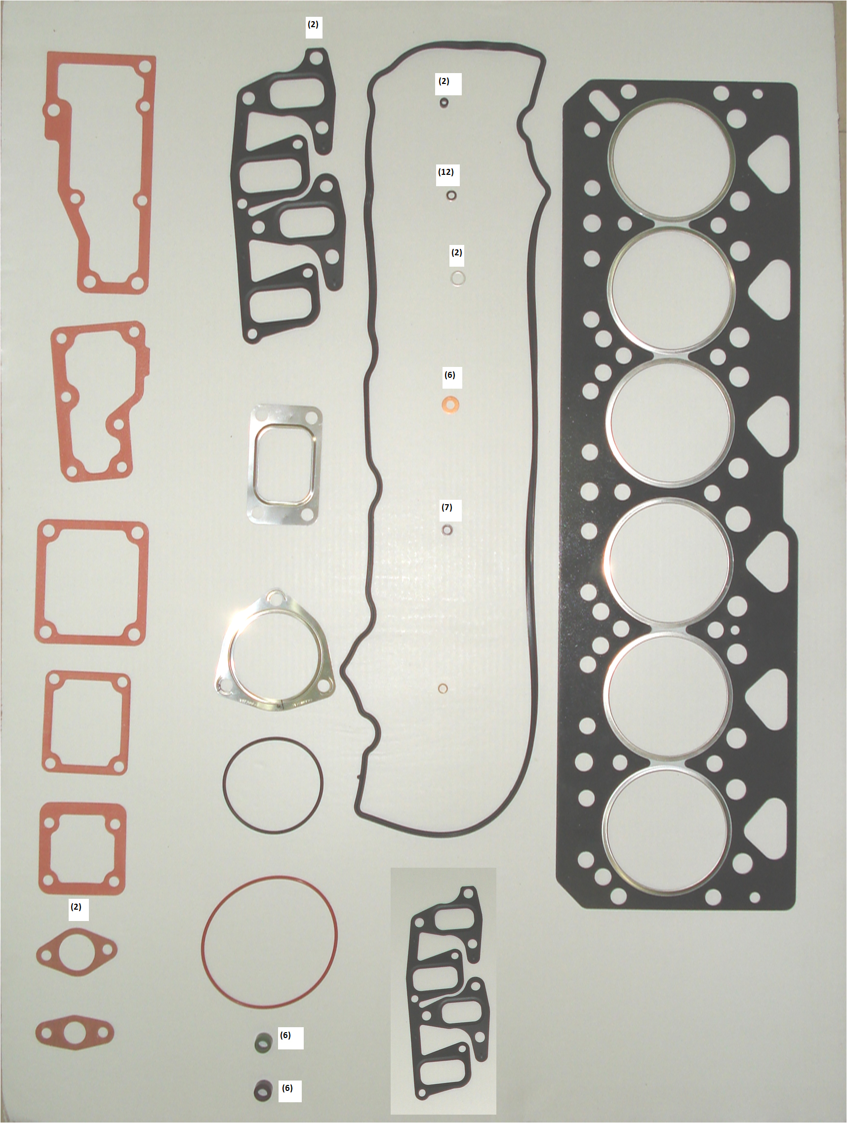 GASKET, TOP SET, 3056