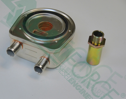 OIL COOLER, DONUT, 8 PLATE