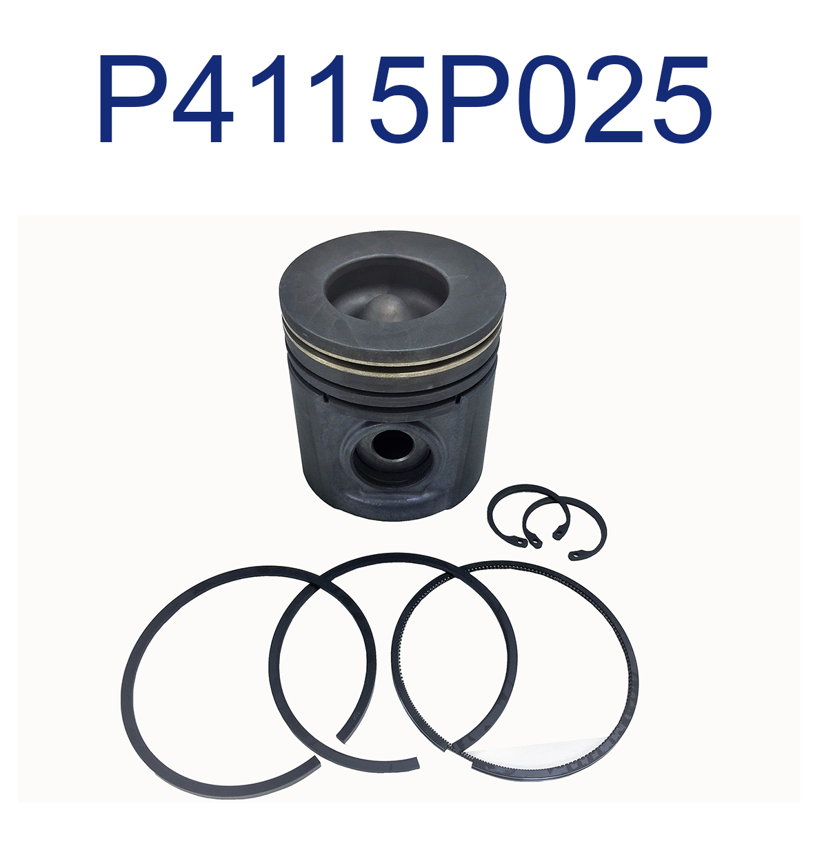 KIT, PISTON & RING, 0.50 mm, C3.3/C4.4