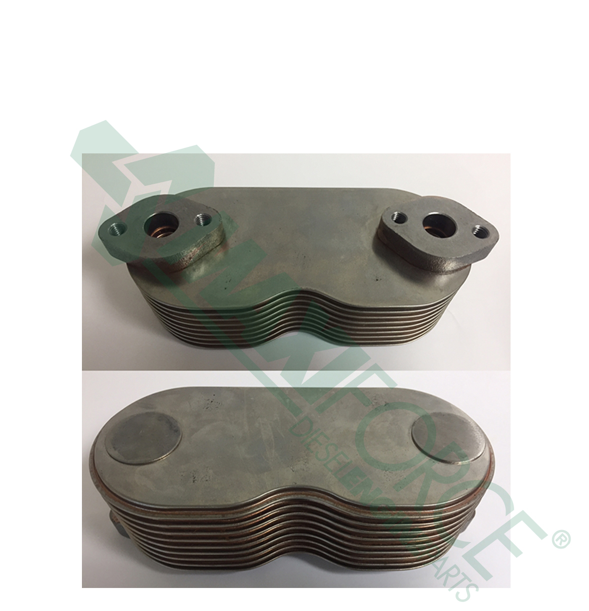 OIL COOLER, BRICK, 9 PLATE, C4.4T/TA