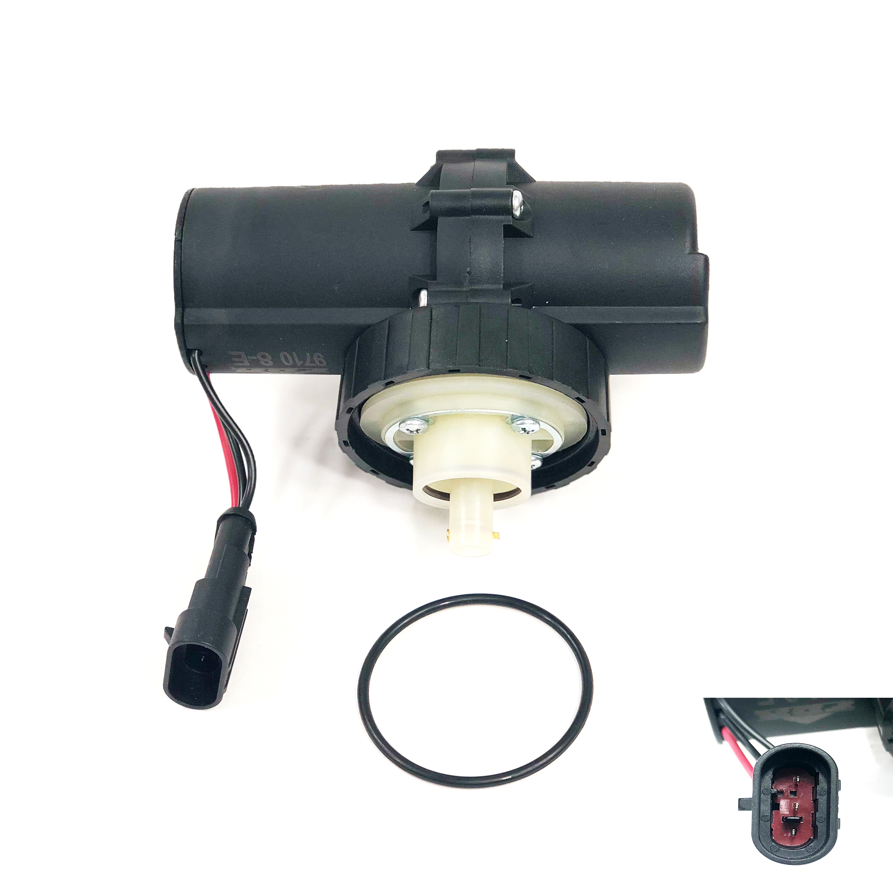 PUMP, FUEL TRANSFER, ELECTRIC 12V/3PIN CONN, W/FILTER, C4.4/3046/3054