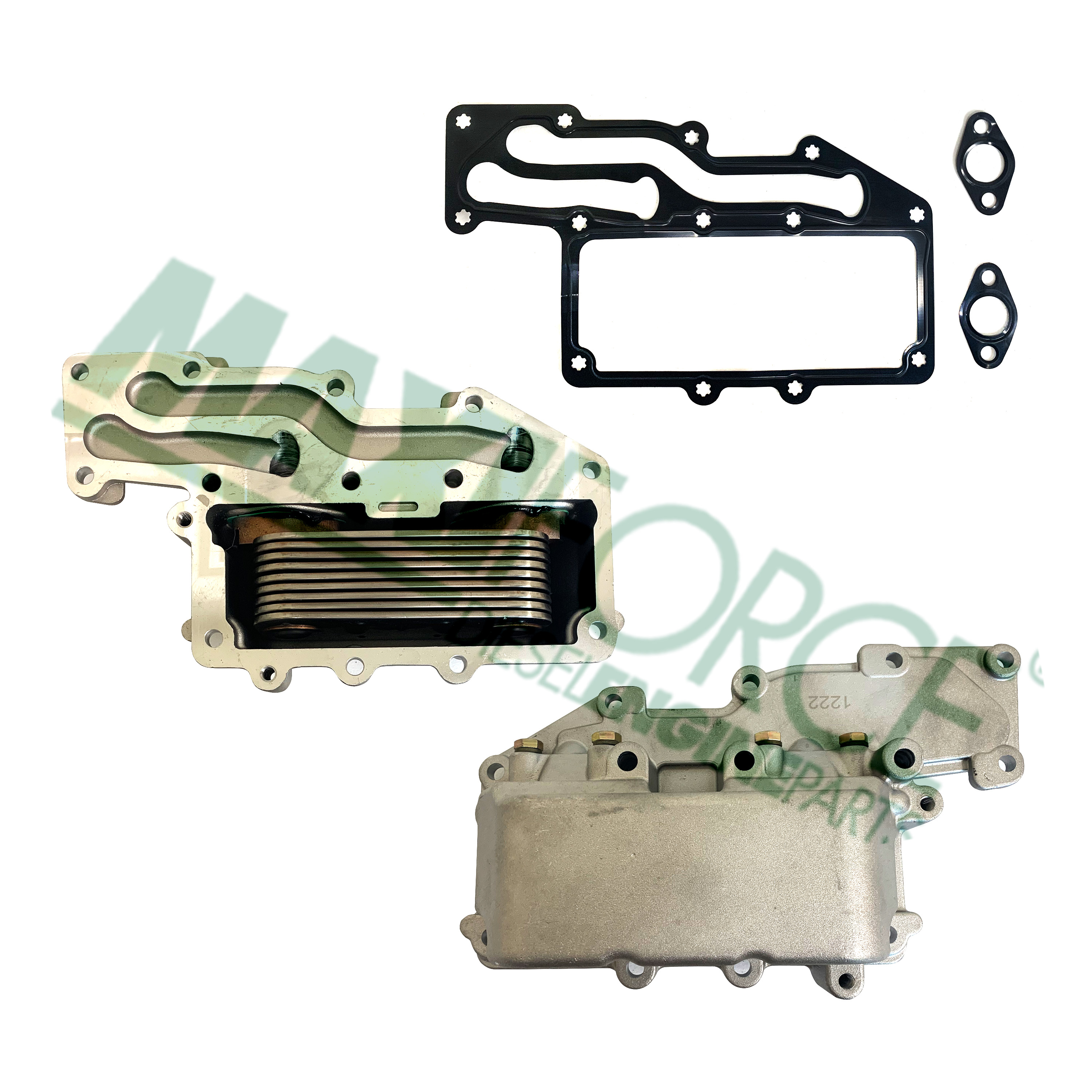 COOLER, OIL ASSEMBLY, 9 PLATES, 3054/C4.4