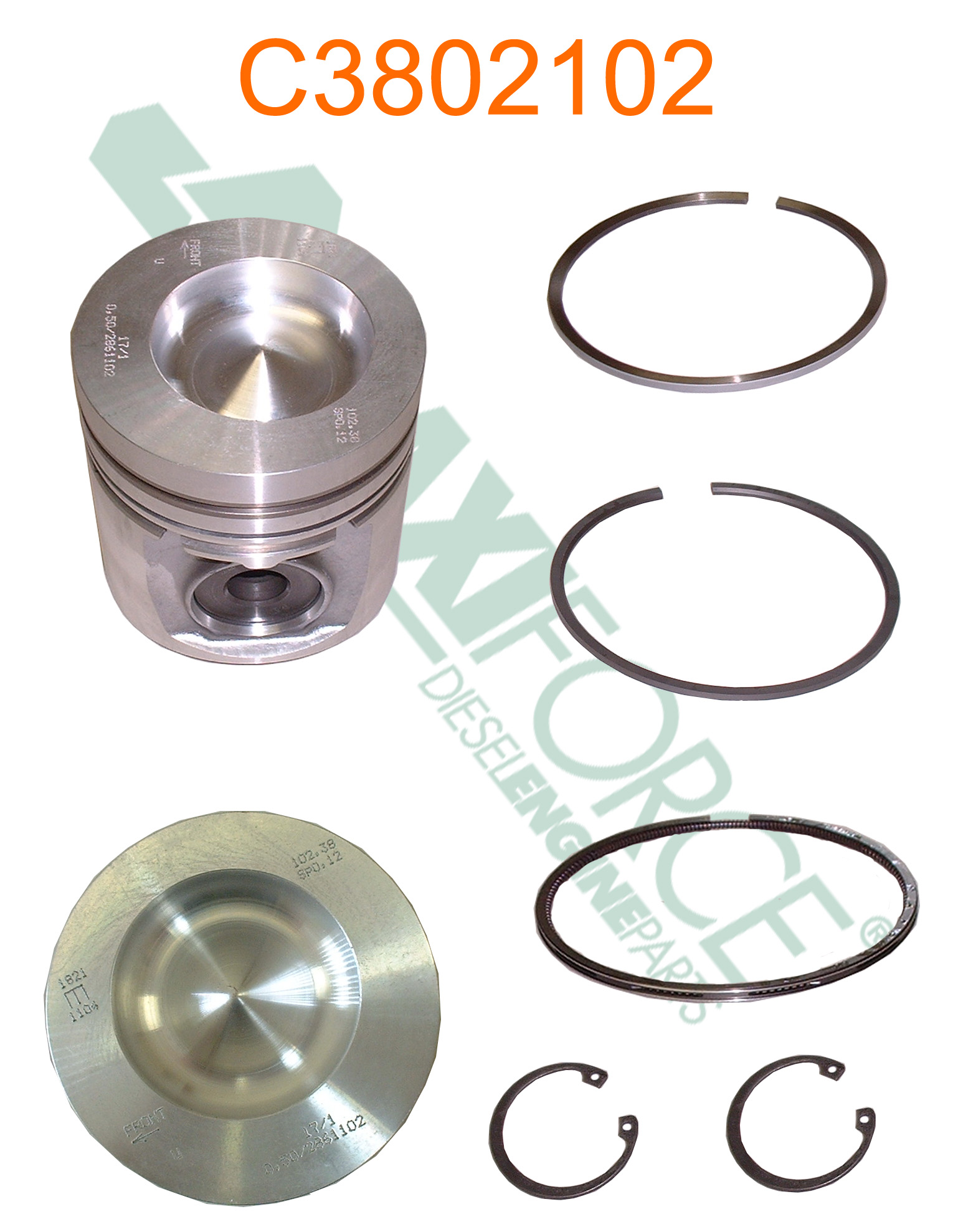 KIT, PISTON 0.50 mm B SERIES