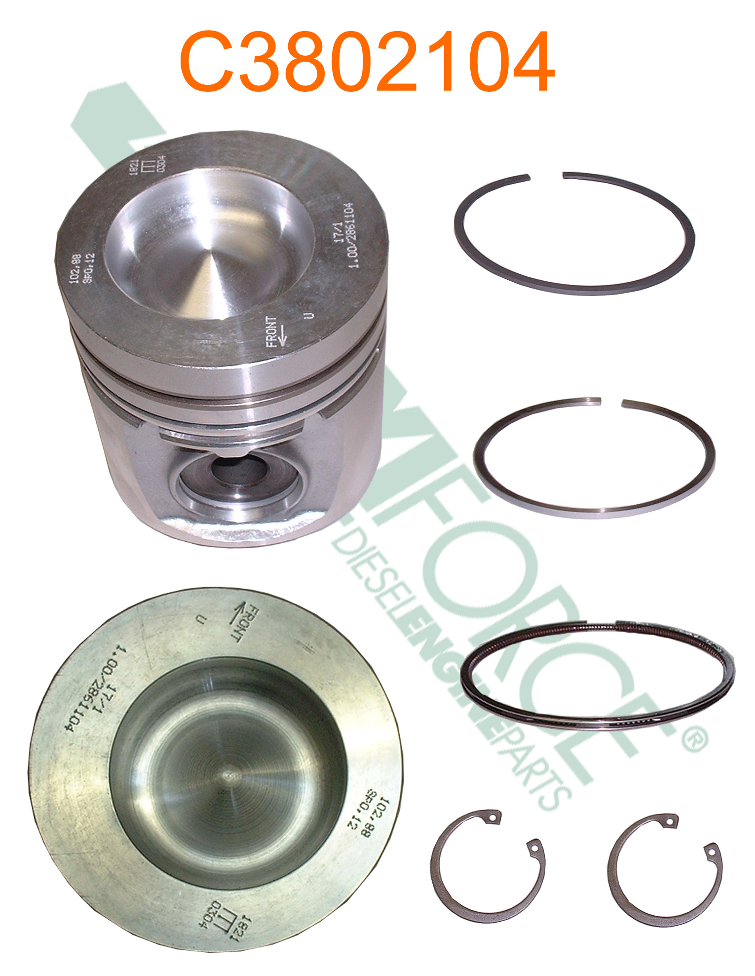 KIT, PISTON 1.00 mm B SERIES
