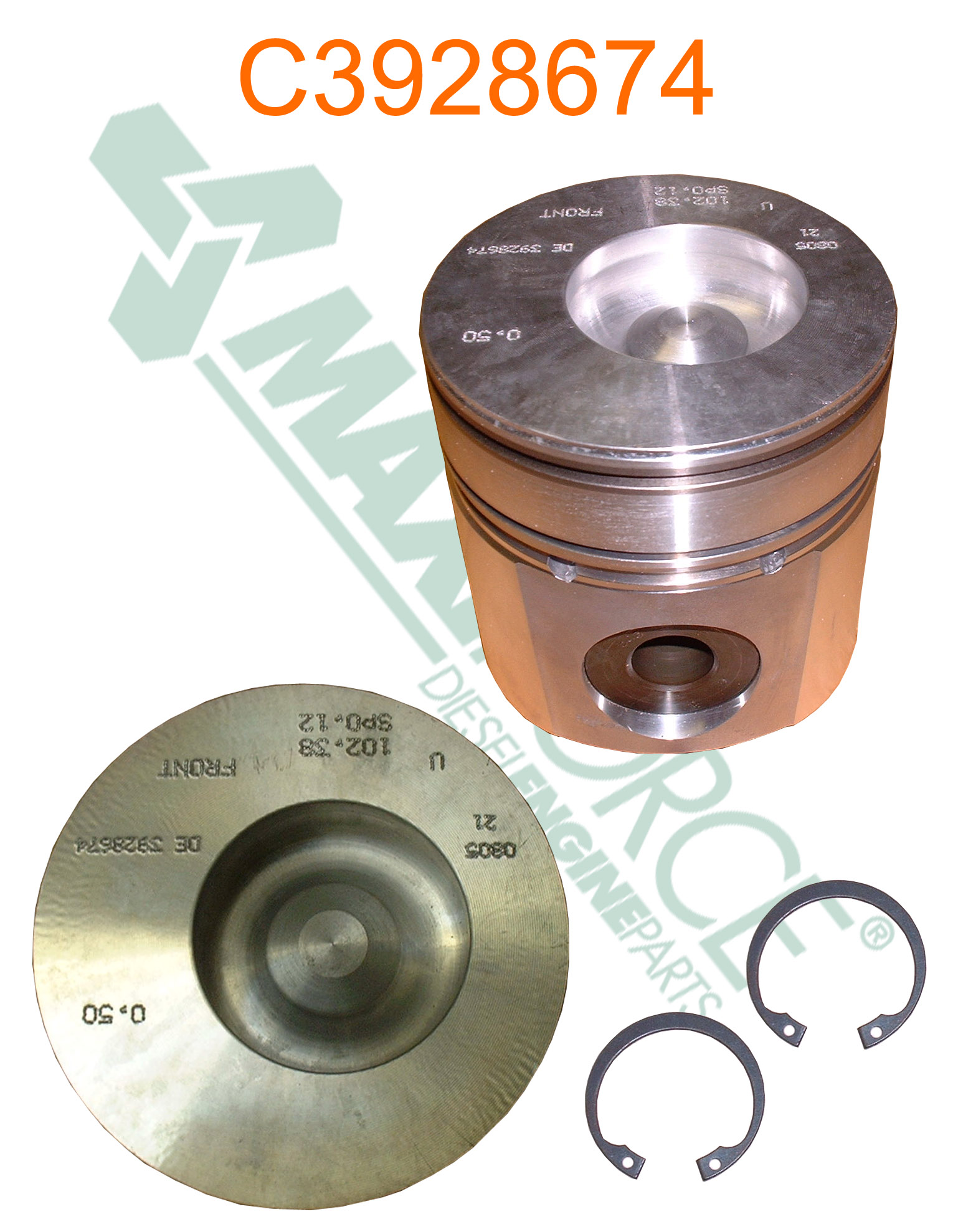 PISTON, B SERIES, 0.50mm