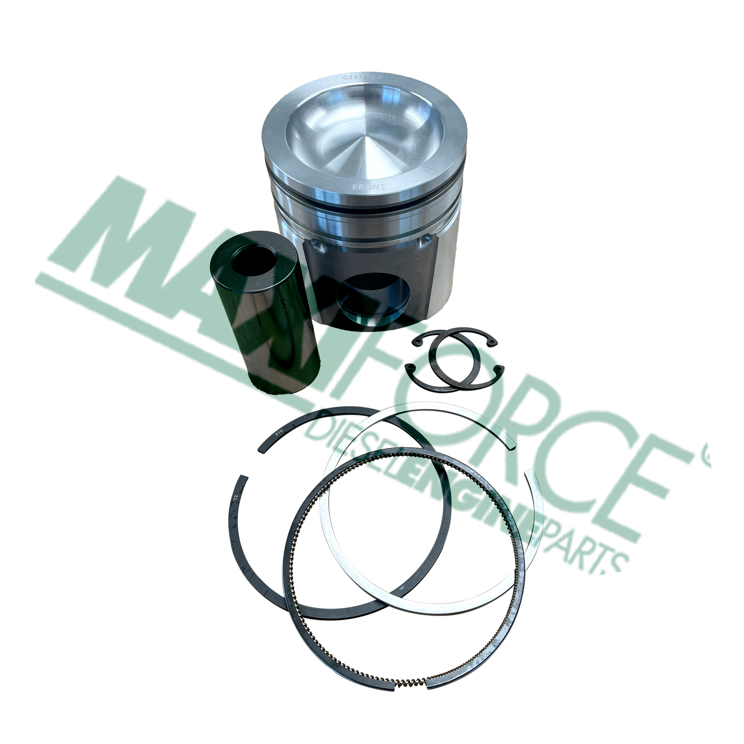 KIT, PISTON & RING, 0,50MM, 5.9 ISB 325