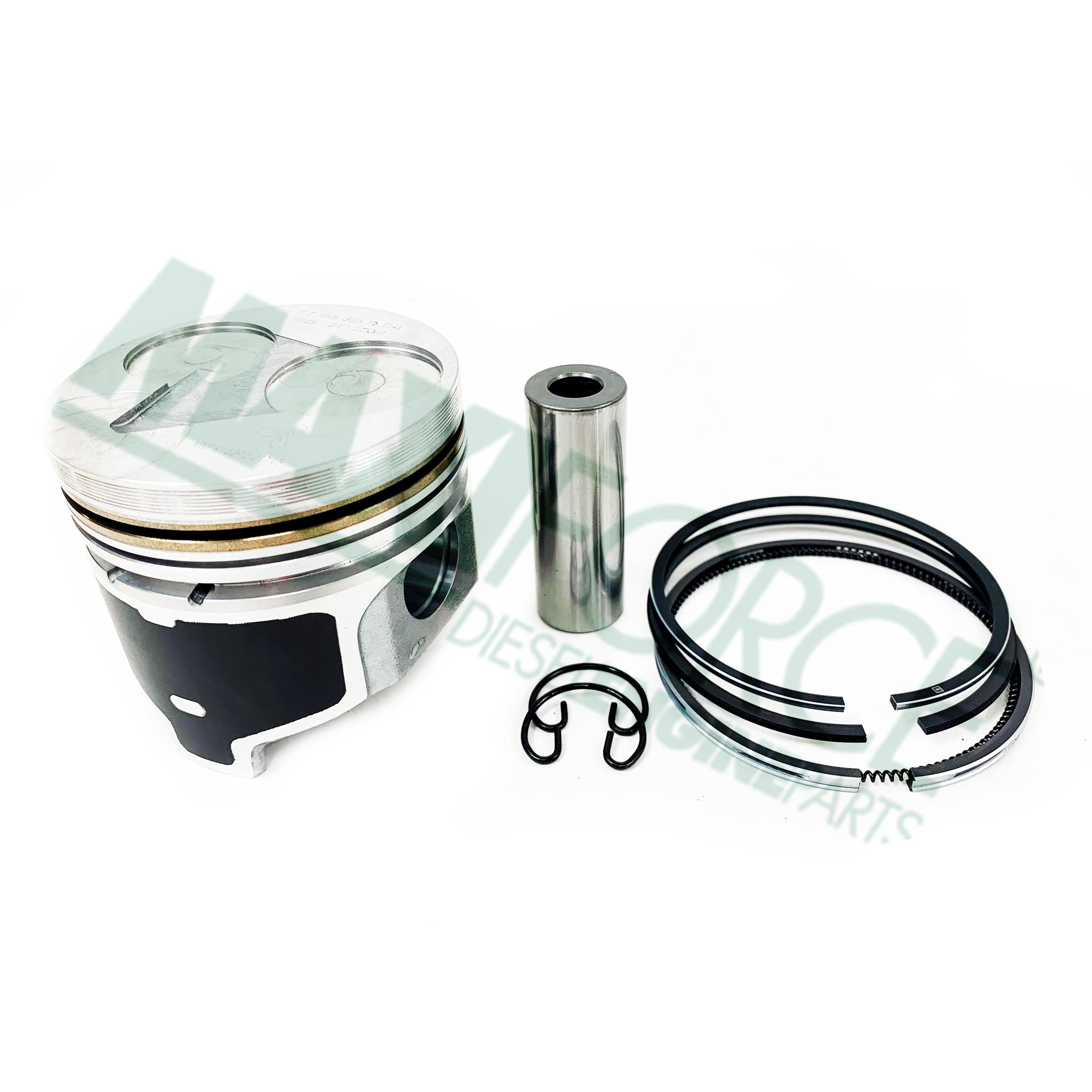 KIT, PISTON & RINGS, STD TURBO D1105/V1505