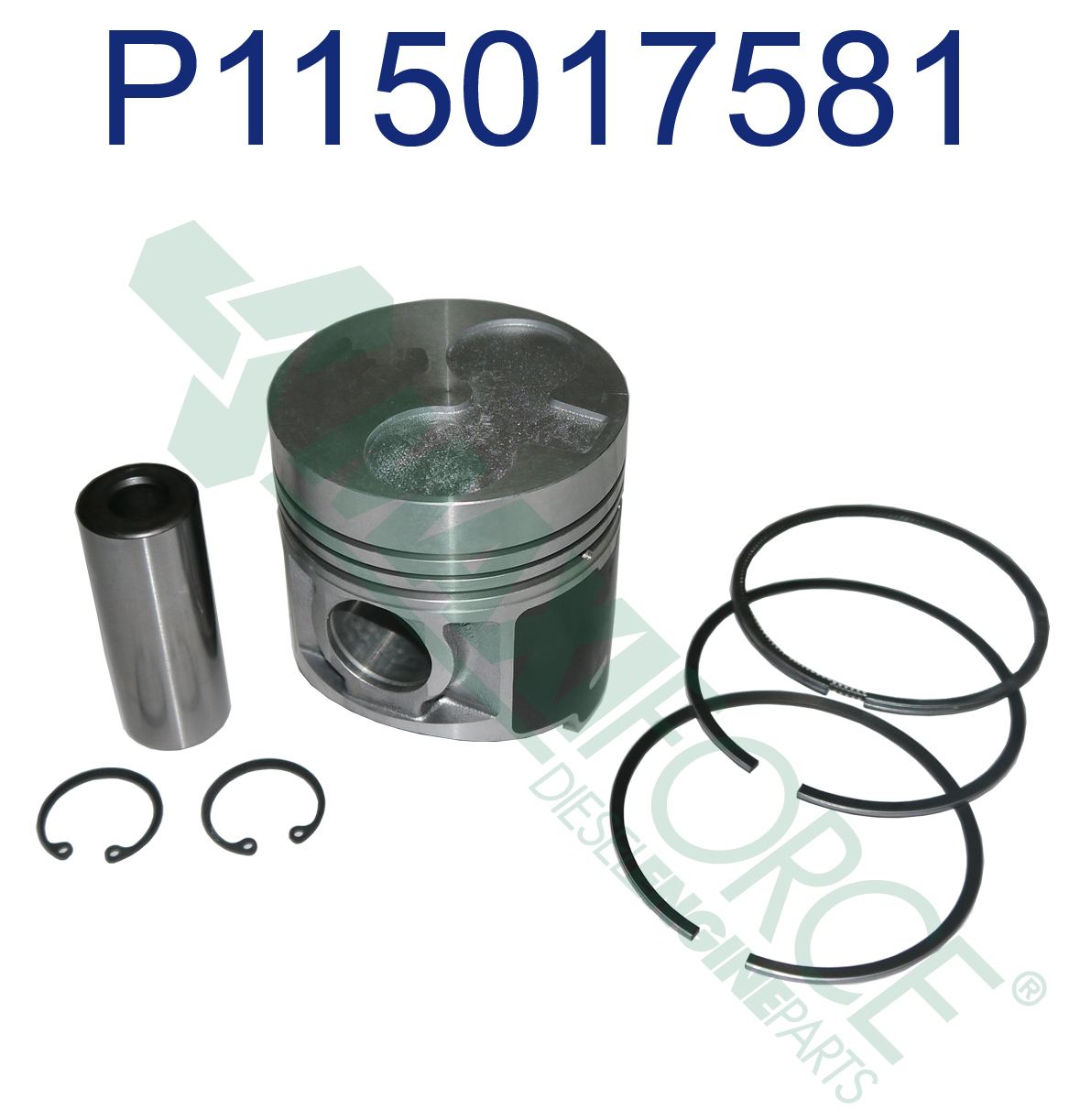 PISTON & RING KIT, 400 SERIES TURBO, STD