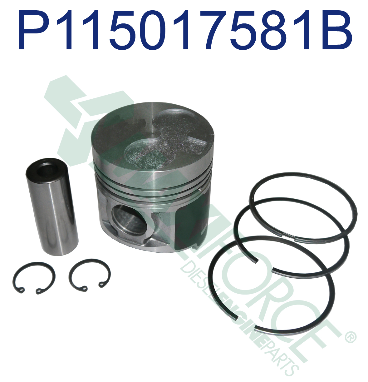 PISTON & RING KIT, 400 SERIES TURBO, 0.50 mm