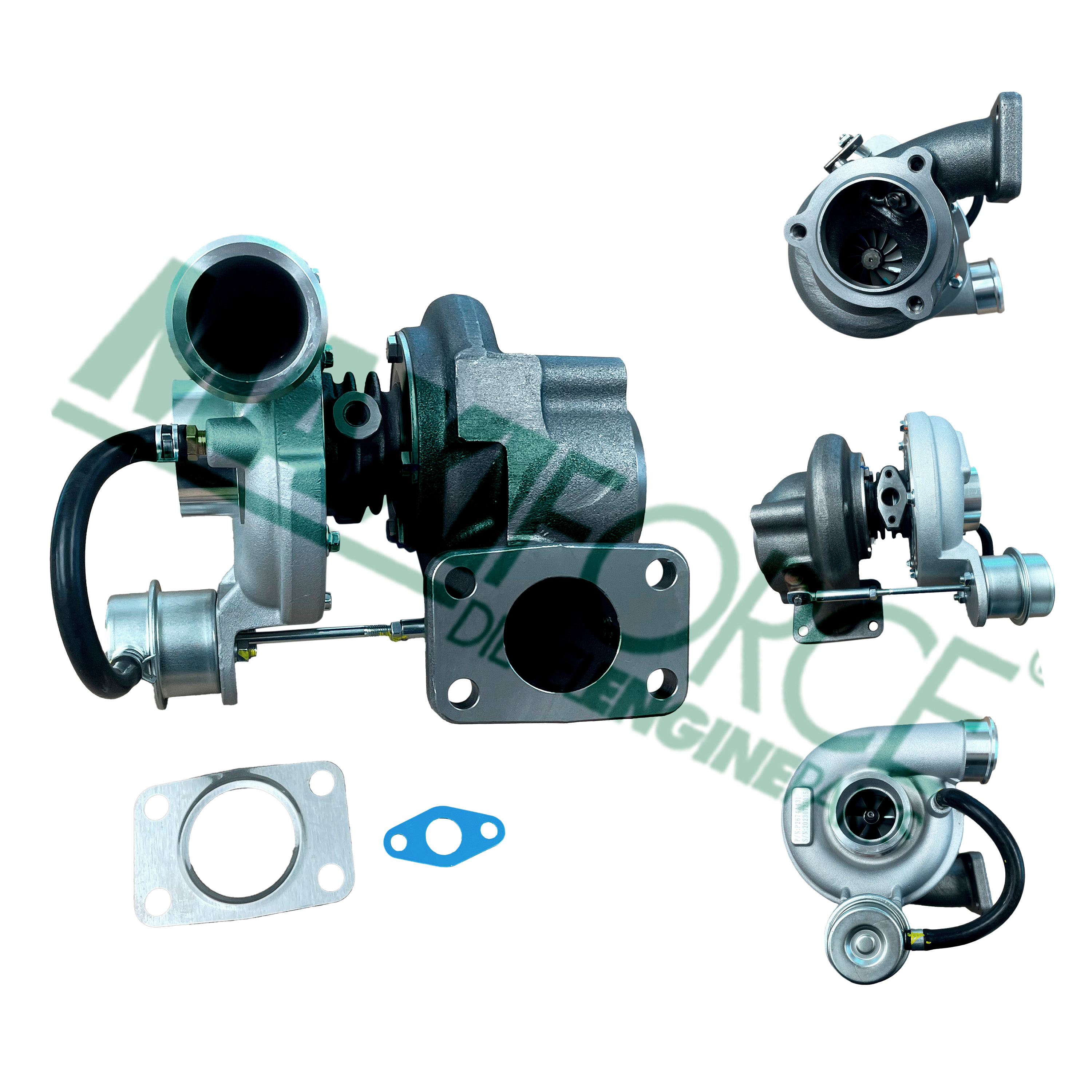 TURBOCHARGER, 1104A/C-44T, RS/RG