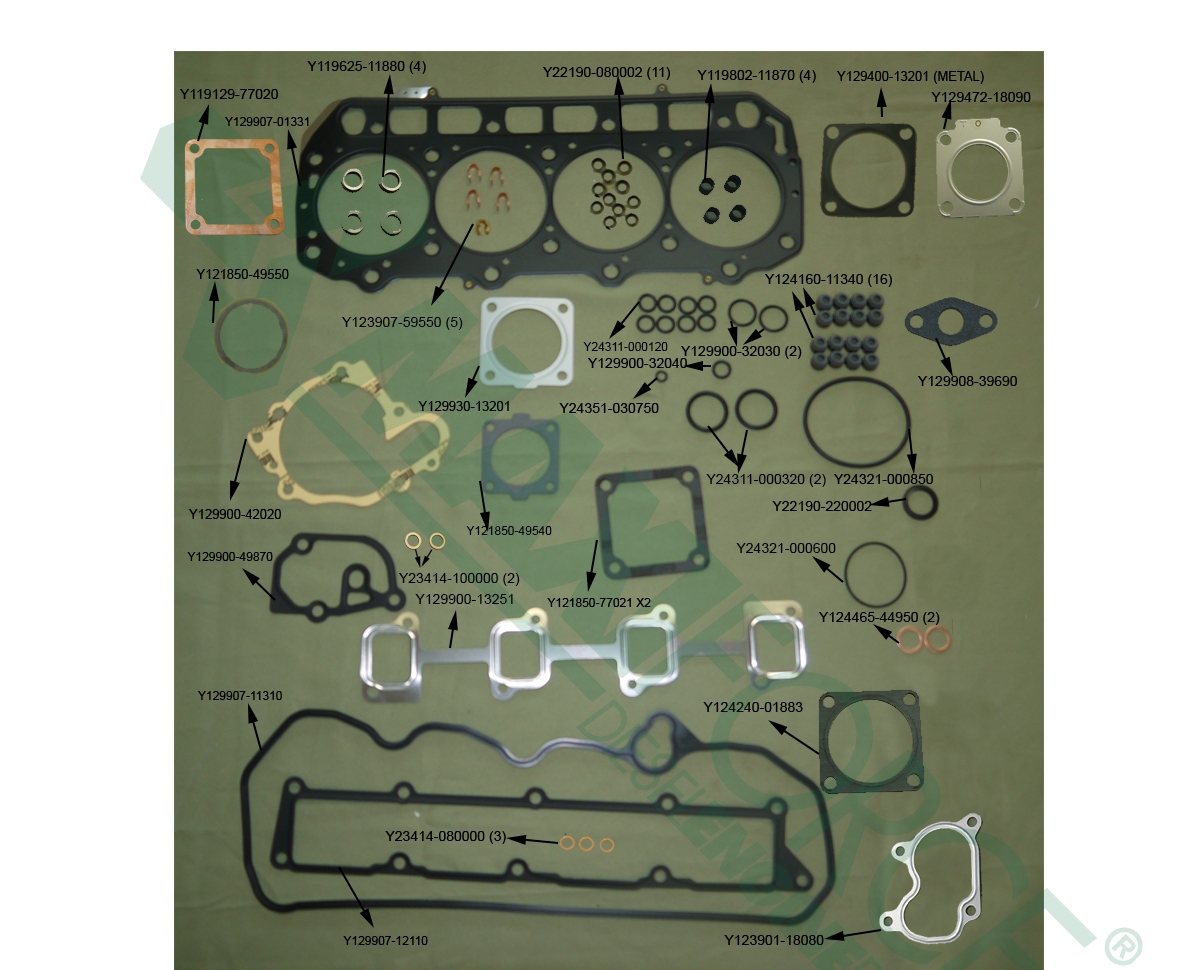 GASKET, O/H SET, 4TN94/V98