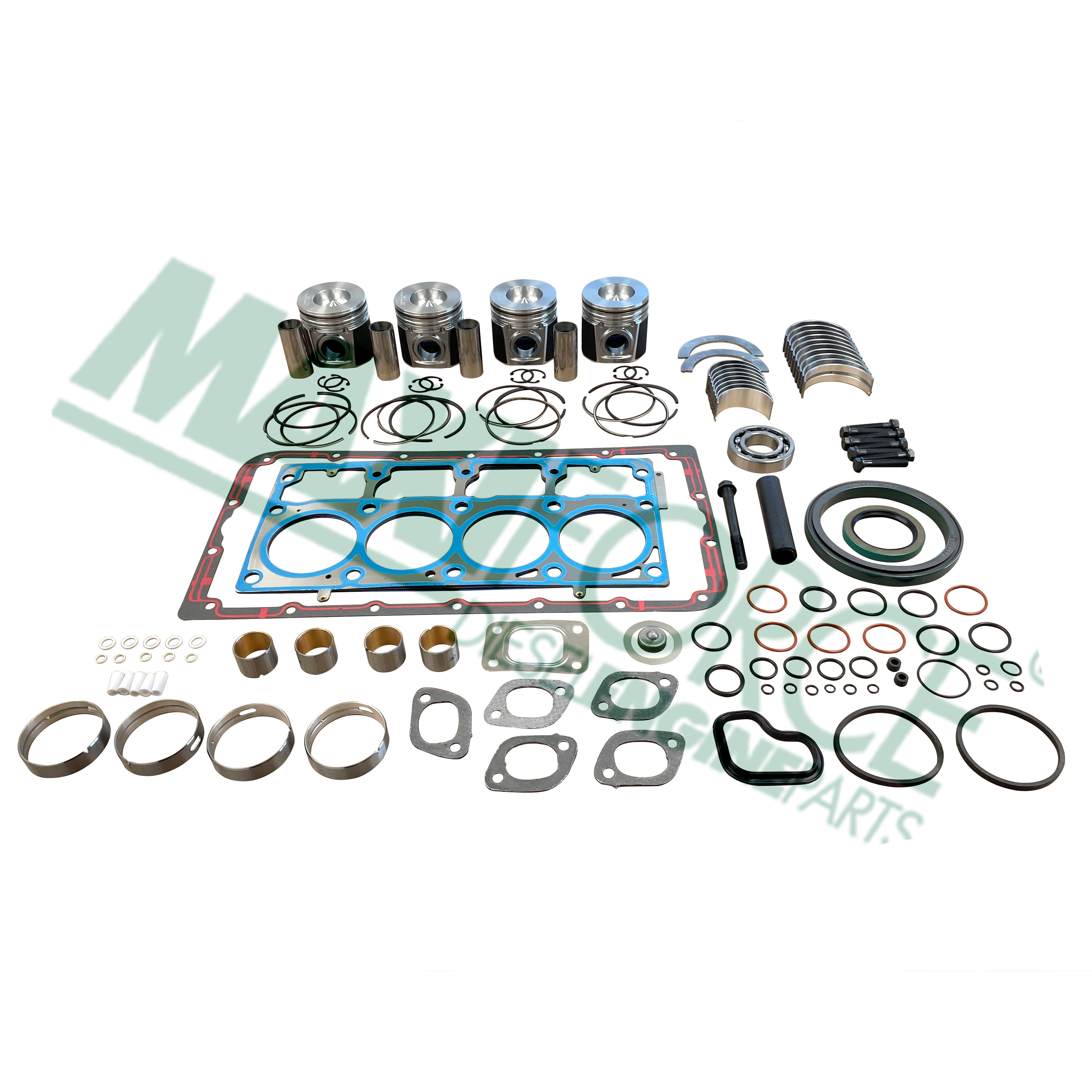 KIT, O/H ENGINE, 4024HF, STD, TIER 3, PISTON (M) RE527622