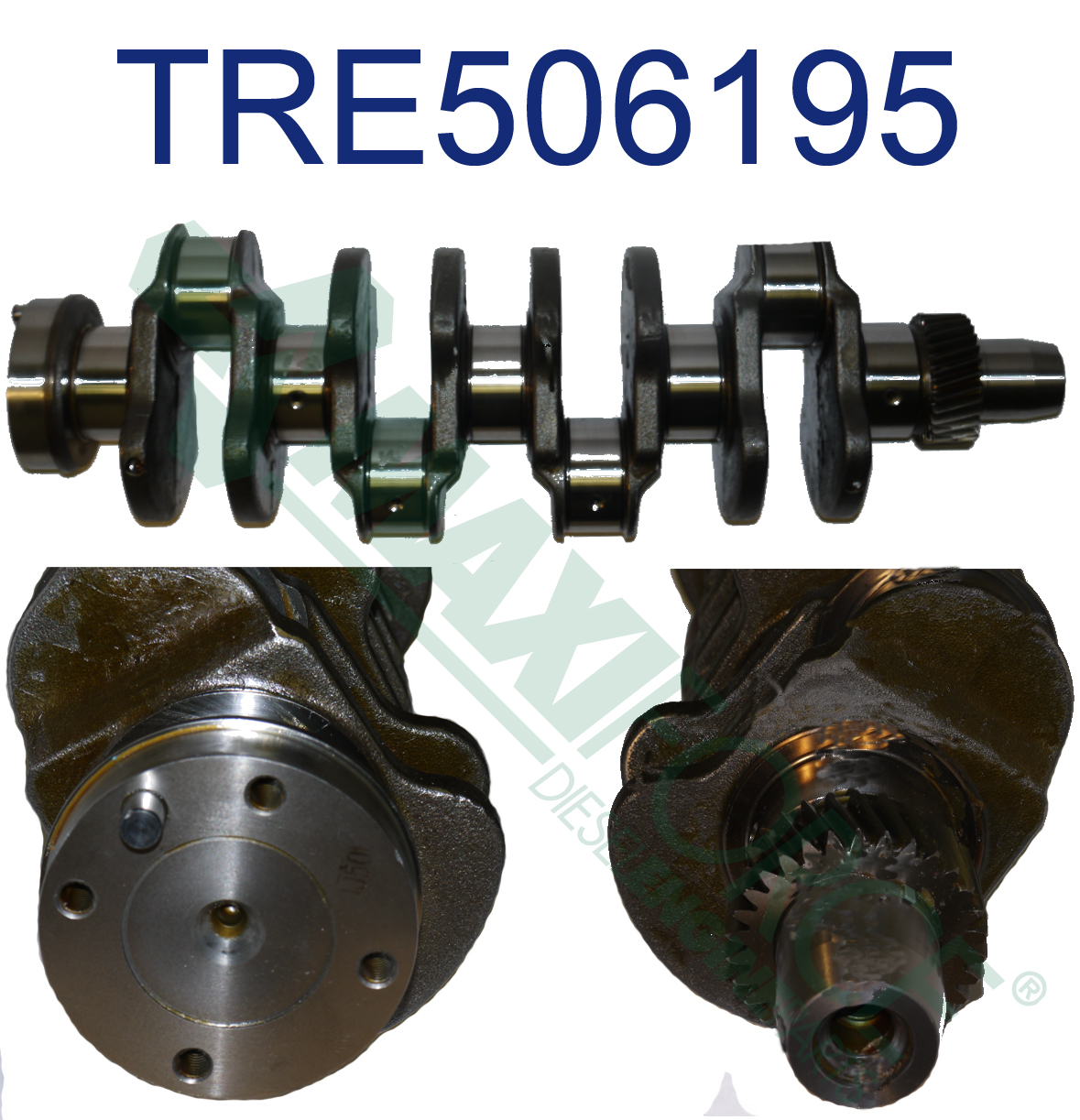 CRANKSHAFT, TAPER NOSE, 4.5PT