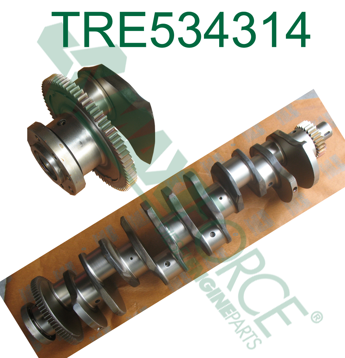 CRANKSHAFT, 8.1L, SPUR GEAR, FORGED