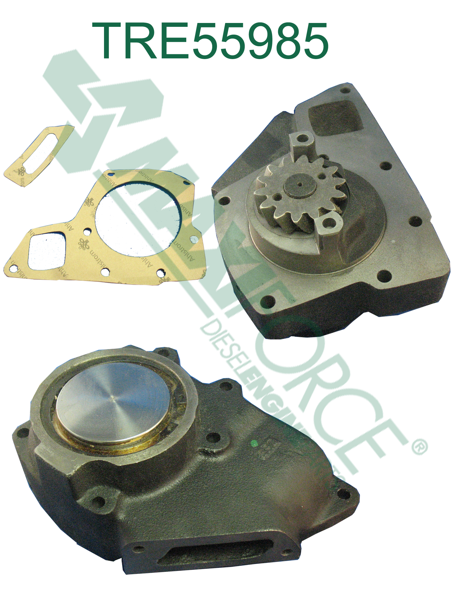 PUMP, WATER, GEAR DRIVEN, 6076/6.466