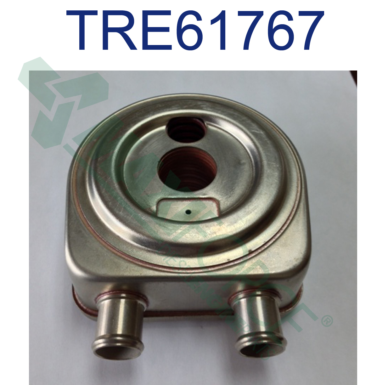 COOLER, OIL, DONUT TYPE, 6 PLATE, STRAIGHT CONNECTIONS,3029>6068