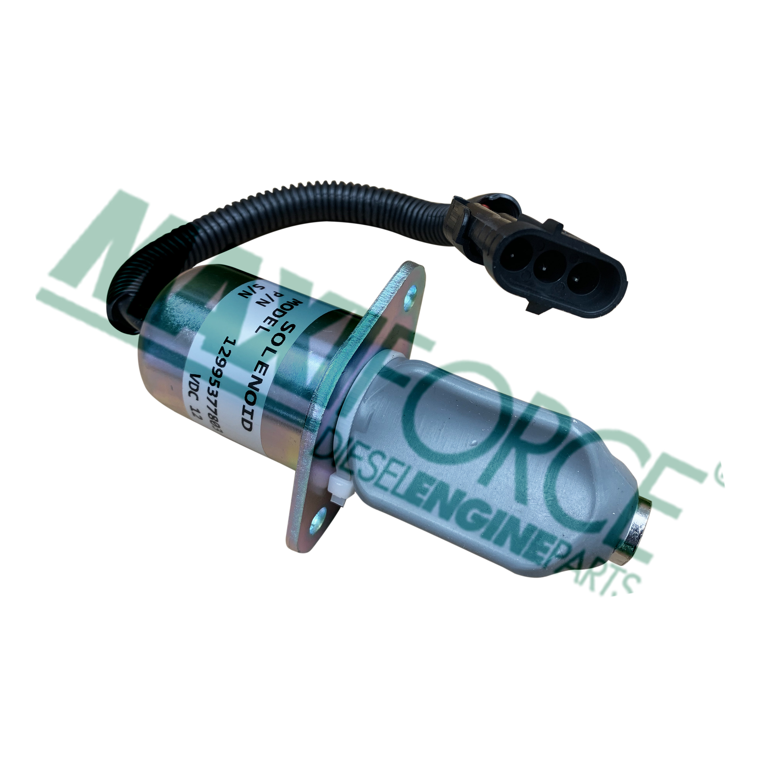 SOLENOID, FUEL STOP, 12V, 98MM SERIES