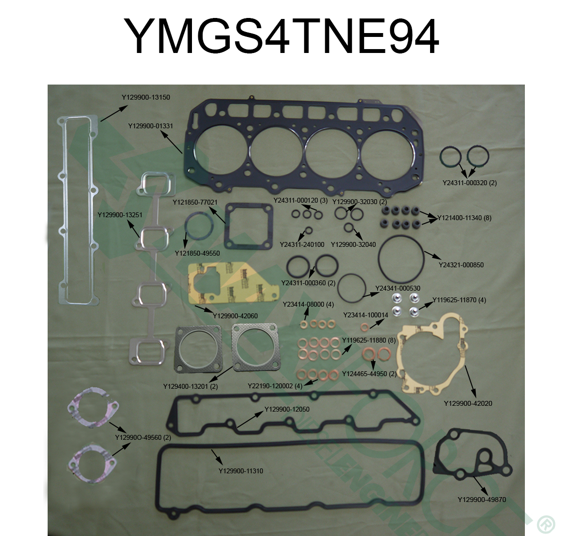 GASKET, O/H SET, 4TNE94