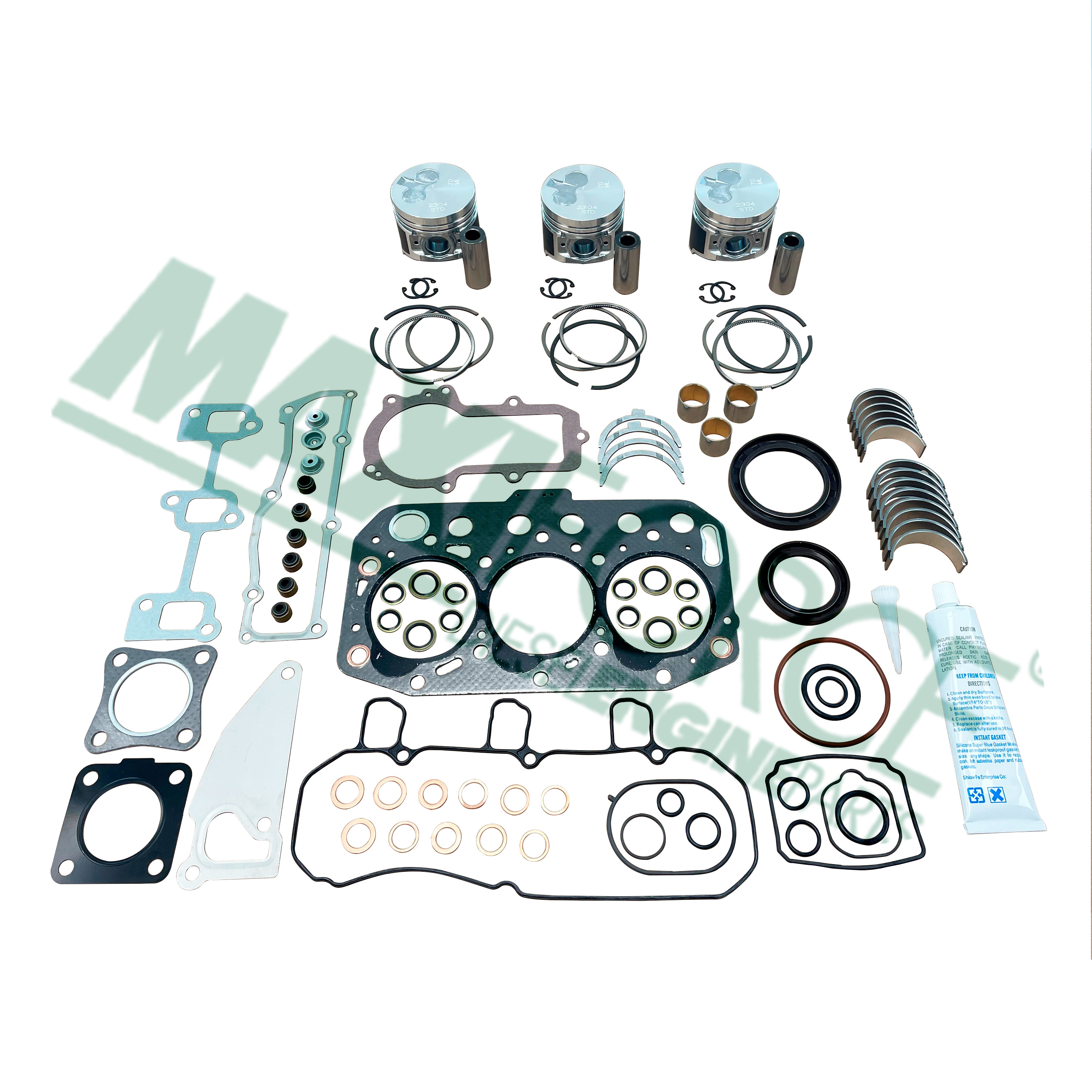 KIT, O/H, STD, INDIRECT INJECTED, NATURALLY ASPIRATED, 3TNV70