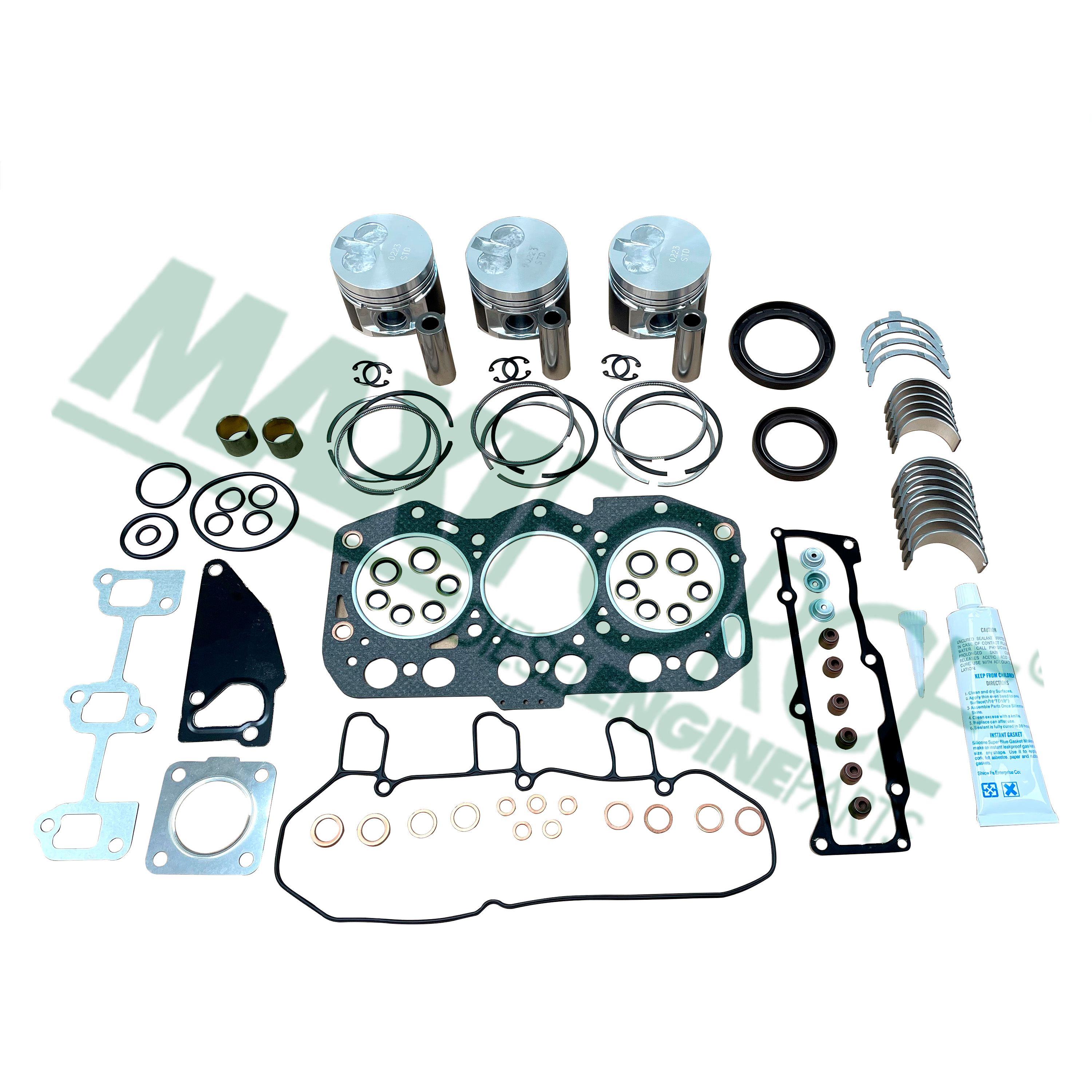 KIT, O/H, STD, INDIRECT INJECTED, NATURALLY ASPIRATED, 3TNV76