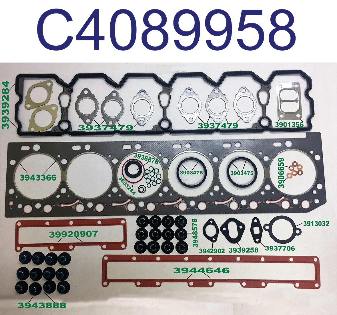 GASKET, TOP SET QSC 8.3