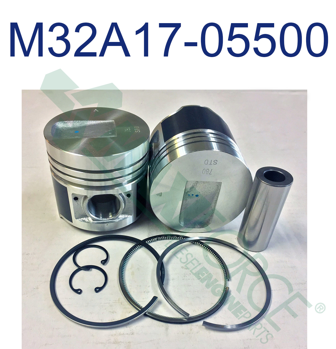 PISTON AND RING KIT Std.. S4S/S6S. 4mm Wide Oil Ring