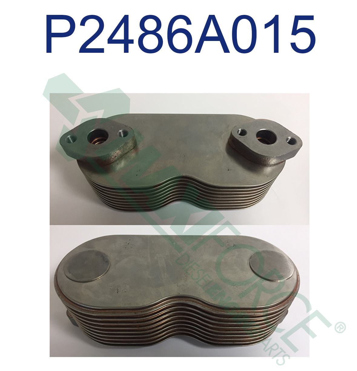 OIL COOLER, BRICK, 9 PLATE