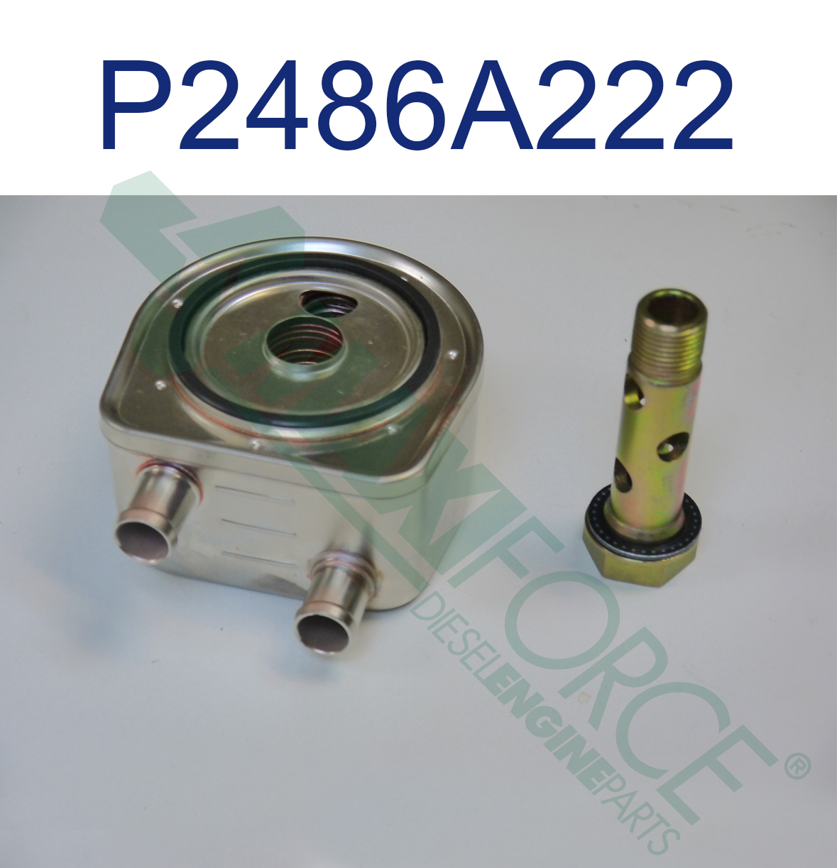 COOLER, OIL, DONUT TYPE, 10 PLATE, 1004