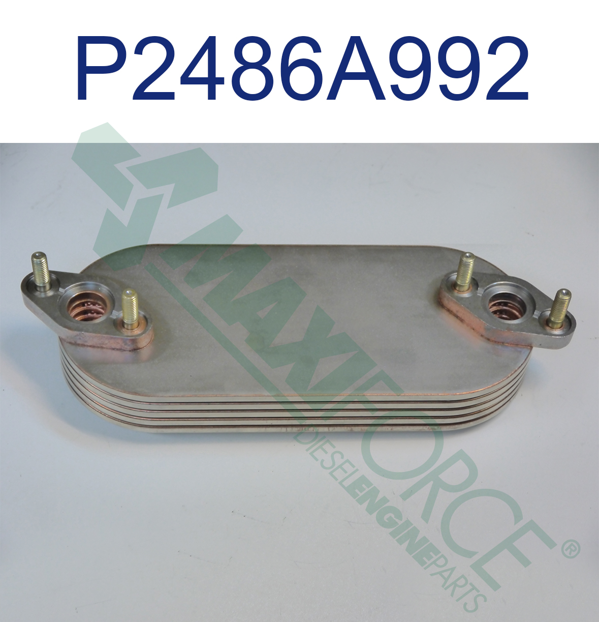 OIL COOLER, BRICK, 5 PLATE