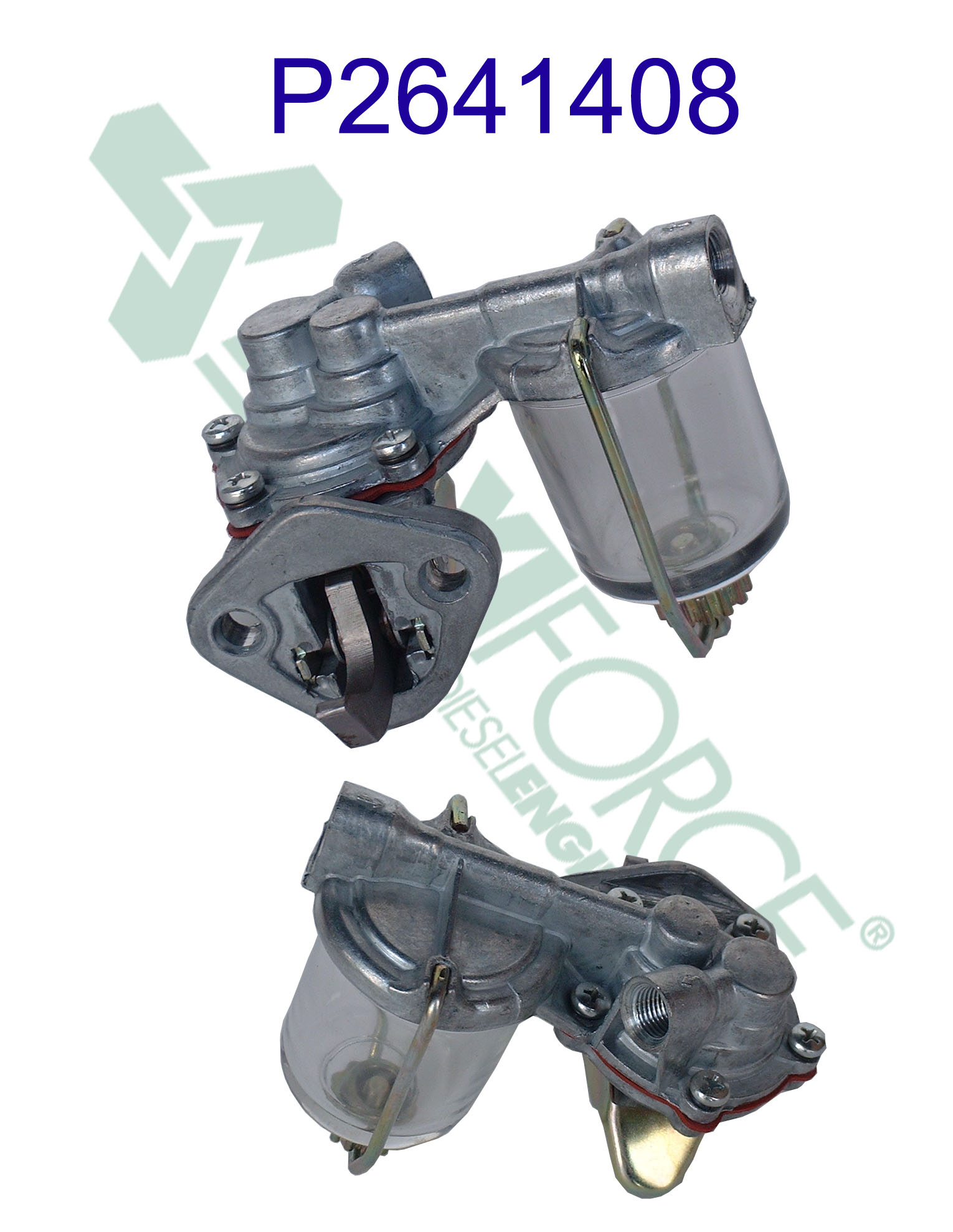 PUMP, FUEL TRANSFER, 2 BOLT W/BOWL, 3.152