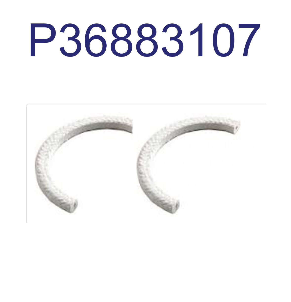 SEAL, REAR CRANK, ROPE, 4.108