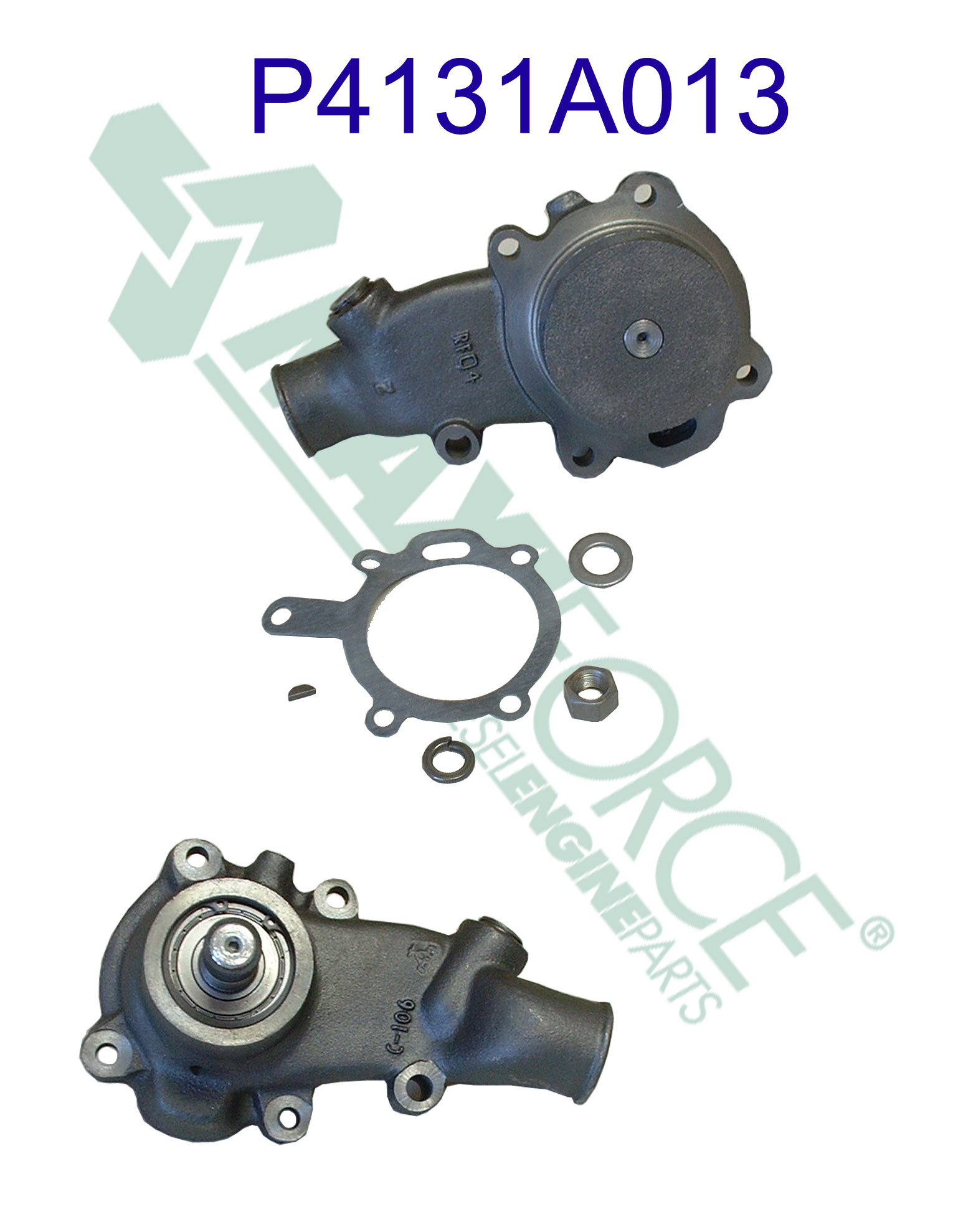 PUMP, WATER, W/O PULLEY, 4.236/4.248