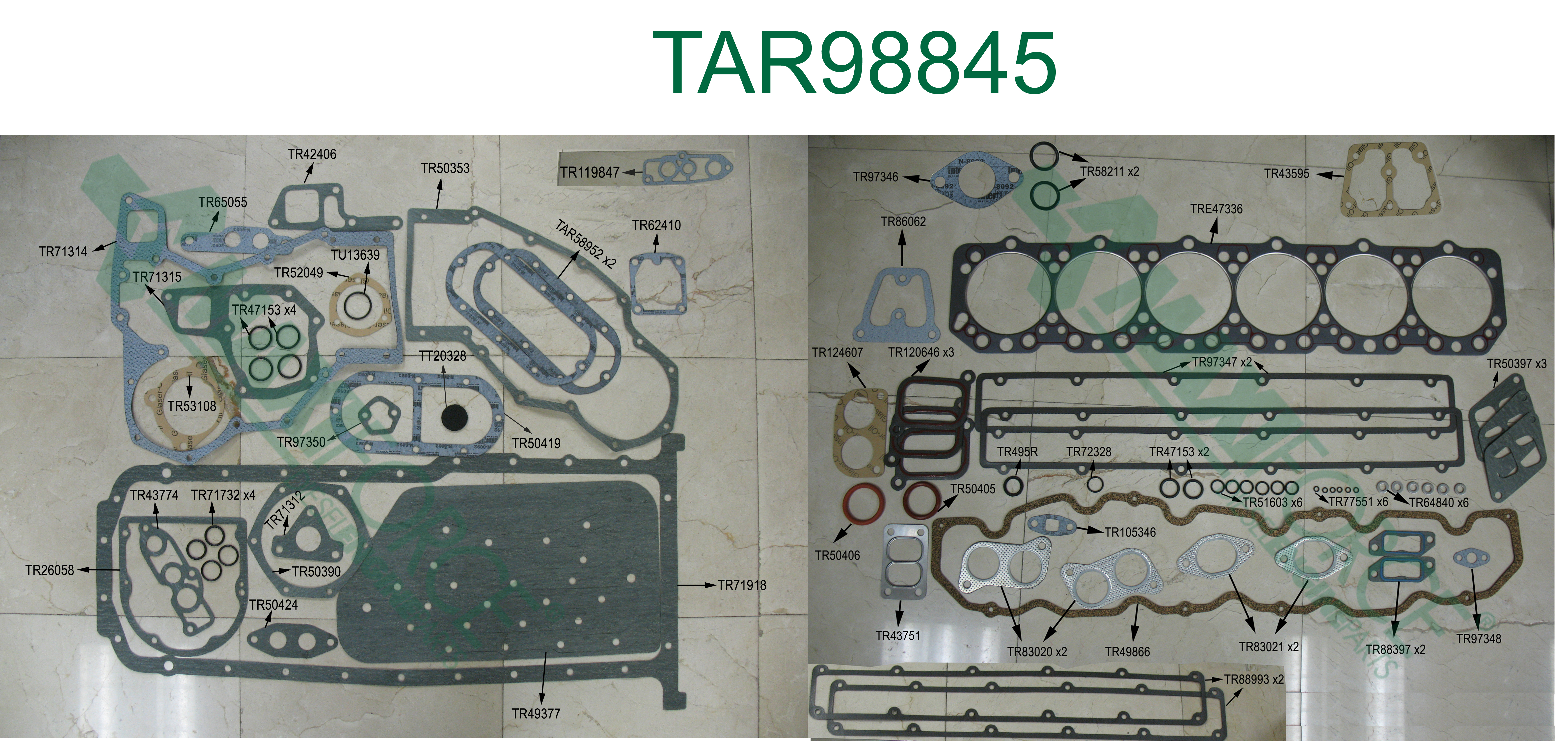 GASKET, O/H SET, 6.466T