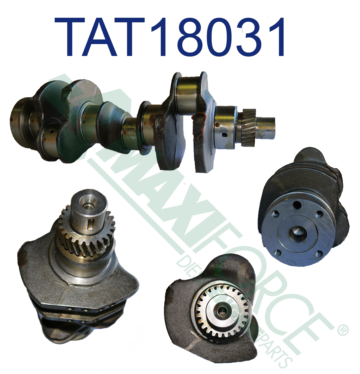 CRANKSHAFT, 3 CYL. 300 SERIES