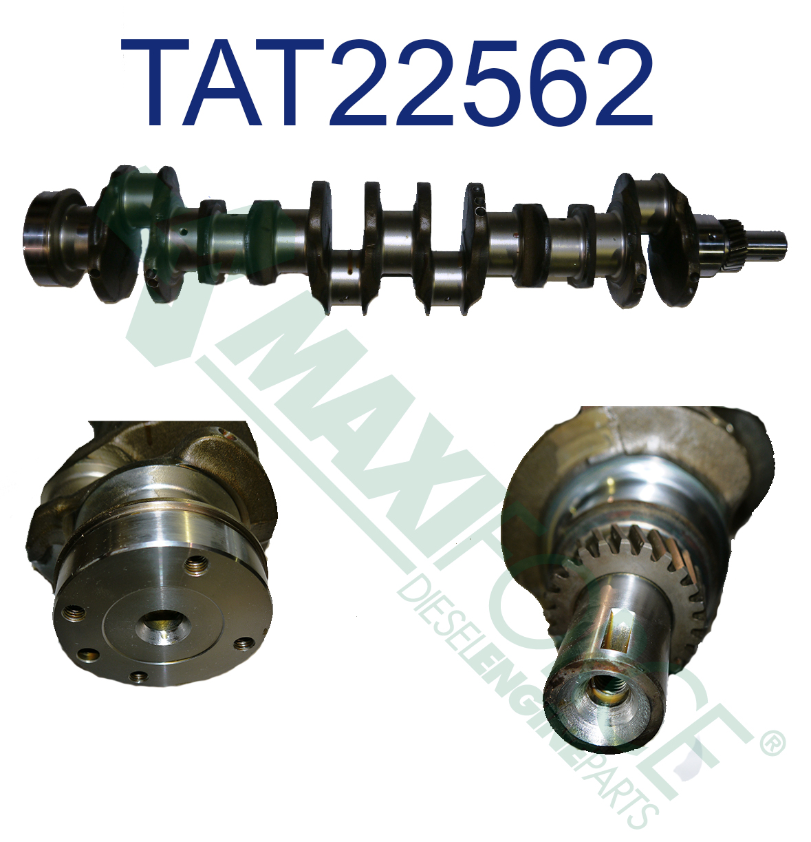 CRANKSHAFT, 300 SERIES, 6 CYL, FORGED