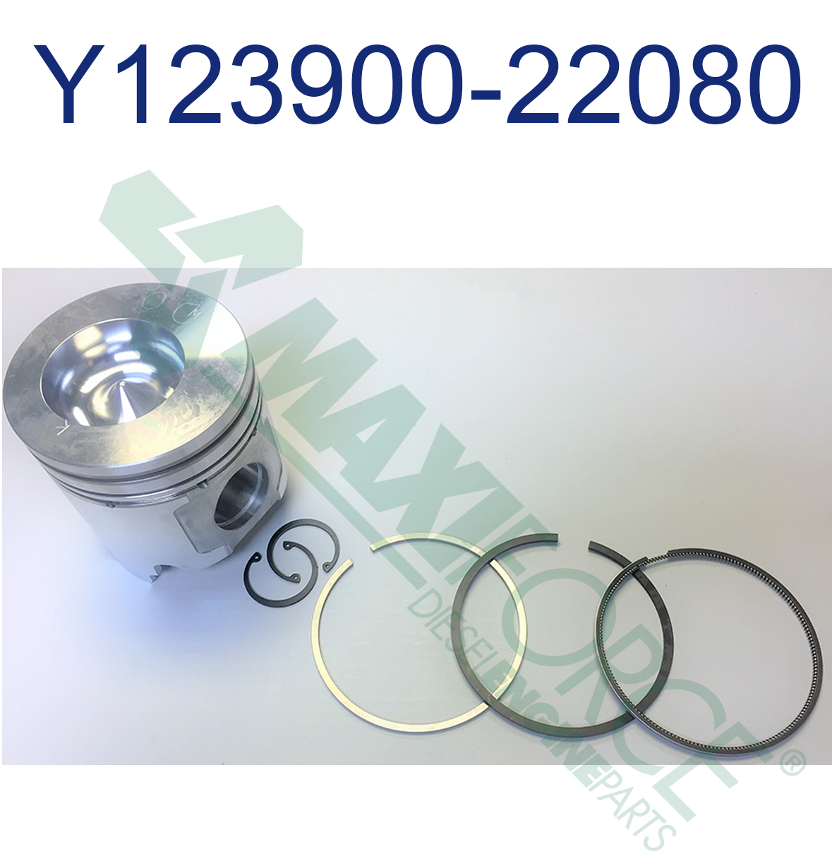PISTON WITH RINGS, PIN & RE, STD 4TNE106