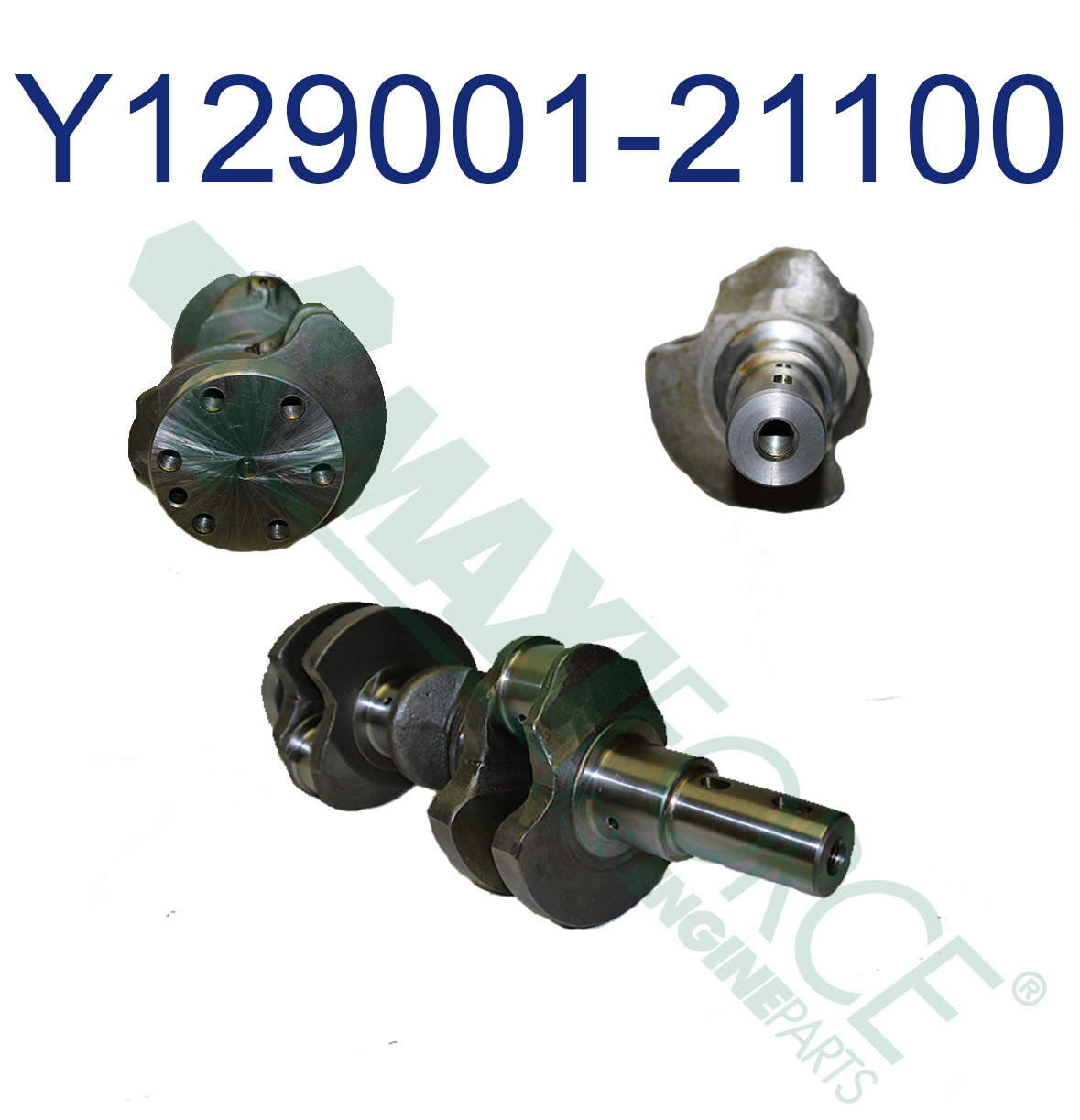 CRANKSHAFT, TNE84, 3 CYL W/O FRONT GEAR