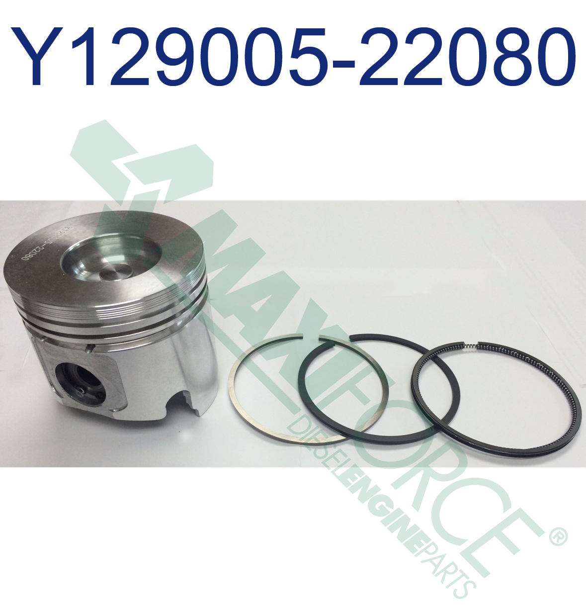 PISTON WITH RINGS, TNV88, STD